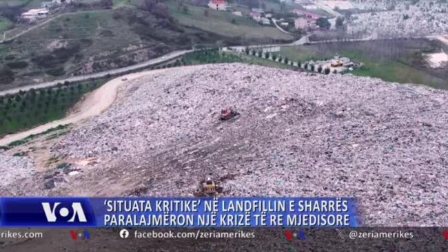 "Situata kritike" në landfillin e Sharrës paralajmëron një krizë të re mjedisore 
