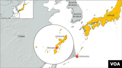 琉球(冲绳)地理位置图(资料照片)