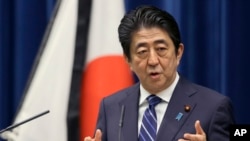 日本首相安倍晋三(资料照片)