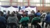 A speaker addresses an audience at an African Basic Movement event in this undated photo taken at an unidentified location. (Source - ABM Twitter @realABM_ZA)