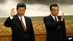 习近平(左)和李克强(右)