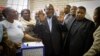 President Cyril Ramaphosa casts his vote at the Hitekani Primary School in Soweto, Johannesburg, South Africa, May 8, 2019.