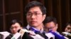 香港民主派立法会议员区诺轩 (美国之音/汤惠芸)