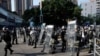 香港多处再爆警民冲突 警方射催泪弹强力清场