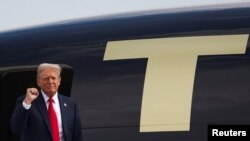 Дональд Трамп прибув до Атланти
