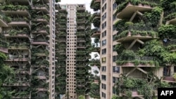 资料照：中国成都市一居民小区