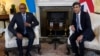 Rais wa Rwanda Paul Kagame na Waziri Mkuu wa Uingereza Rishi Sunak walipokutana mjini London tarehe 9, Aprili, 2024.