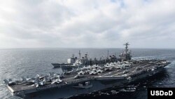 美国斯坦尼斯号航空母舰（照片来源﹕美国海军）