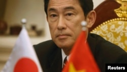 日本外相岸田文雄(资料照片)
