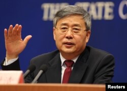 中国银行保险监督管理委员会主席郭树清(2017年3月资料照片)