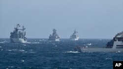 Военные корабли НАТО у берегов Румынии (архивное фото) 