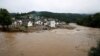 FILE - A general view of the Ahr river and flood-affected area, following heavy rainfalls in Schuld, Germany, July 15, 2021