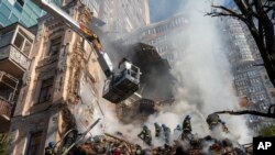 Наслідки атаки дронами у Києві