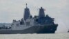 Два військові кораблі США прибули до Латвії