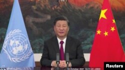 中国国家主席习近平资料照（路透社转发联合国照片）