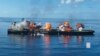 Хуситы взорвали нефтяной танкер в Красном море