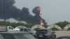佛罗里达州卡纳维尔角太空探索科技公司（SpaceX）发射场星期四发生爆炸，浓烟升起在发射场上空。（2016年9月1日）