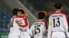 지난 2009년 홍콩 동아시아경기대회 축구 예전전에서 북한 축구 대표팀. (자료사진)
