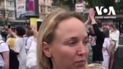 У Білорусі жінки вийшли на протест проти жорстокості силовиків. Відео