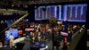 South African television channels report results as they come in from the Independent Electoral Commission Results Center in Pretoria, South Africa, May 9, 2019.