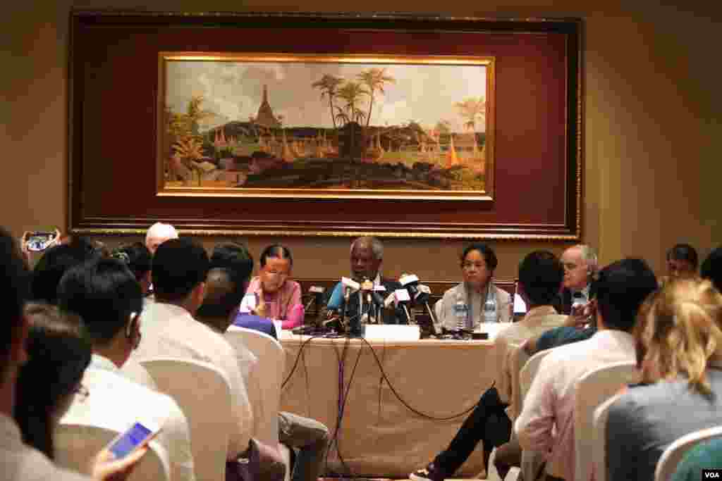 kofi annan Presser