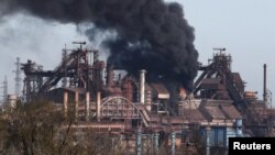 Завод "Азовсталь" у Маріуполі, 25 квітня 2022. REUTERS/Alexander Ermochenko 