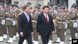 中国国家主席习近平与波兰总统安杰伊·杜达