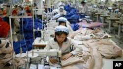 开城工业园区内朝鲜工人