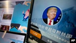 中国川普迷的网站（资料图）