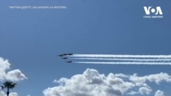 Льотчики ВПС США пролетіли над Лас-Вегасом на знак солідарності з медиками, які ведуть боротьбу з коронавірусом. Відео