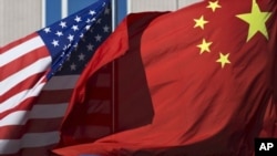 美国中国国旗 