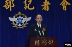 台湾国防部梅家树少将 （美国之音申华拍摄）