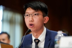 资料照：前香港大专学界国际事务代表团发言人张昆阳