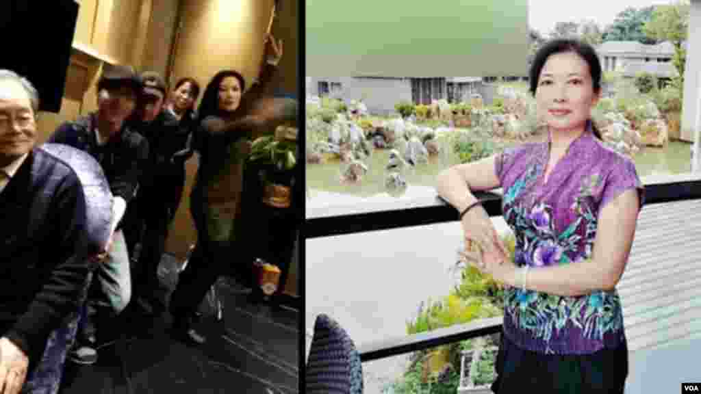 武汉民主人士黄静怡等人玩“倒车,请注意”行为艺术 (推特视频截图)。人权活动人士说,在国际妇女节前一天,武汉当局拘留了两名女性活动人士黄静怡、耿彩文,原因是她们制作和发布视频,嘲笑修宪改革。在视频中,黄静怡指挥一辆汽车倒车,同时说着“倒车,请注意”。 “倒车”“倒退行驶”等词语当时已被中国社交媒体屏蔽,其他被屏蔽的词还包括“宪法修正案”,“我反对”和“皇帝”等。 