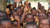 Primary school students at Akebubu, Ghana.