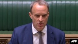 资料照：英国外相拉布