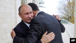 Путін та Башар аль-Асад 
