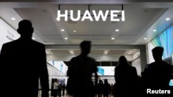 中国通信产品商华为2019年9月参与德国柏林的一个展销会（路透社）