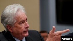 На цьому архівному фото директор ЦРУ Вільям Бернс дає свідчення перед слуханням у Комітеті з розвідки Палати представників про «всесвітні загрози безпеці США» Вашингтон, США, 9 березня 2023 року. REUTERS/Кен Седено