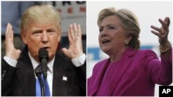 Дональд Трамп і Гілларі Клінтон