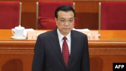 中国总理李克强3月3日参加全国政协会议的开幕式