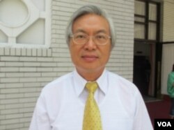 台湾执政党国民党立委邱文彦 (美国之音张永泰拍摄)