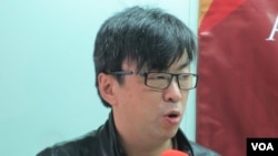 民进党立委段宜康（美国之音张永泰拍摄）