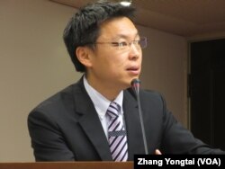 台湾在野党民进党立委赵天麟 (美国之音张永泰拍摄)