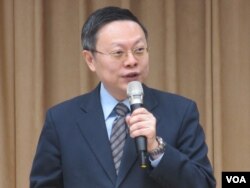 台湾前陆委会主委王郁琦（美国之音张永泰拍摄）