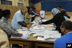 Vote counting begins at a polling station in Cape Town, South Africa,May 8, 2019.