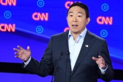 美国华裔民主党总统参选人杨安泽