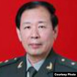 鹰派高级军官罗援少将 (微博截图)