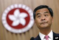 香港特首梁振英（Leung Chun-ying）