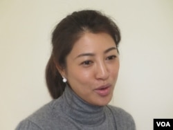 台湾在野党国民党立委许淑华(美国之音张永泰拍摄)